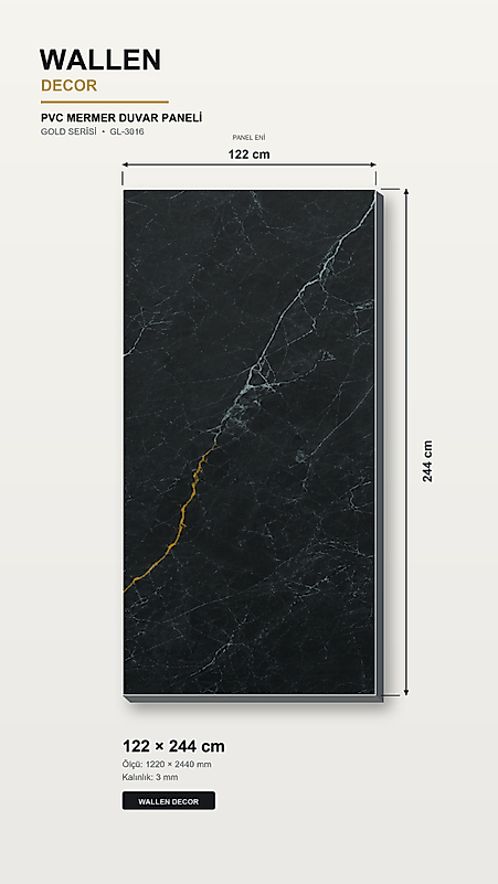 pvc mermer panel 122x244