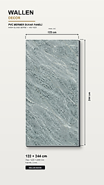 pvc mermer panel 122x244