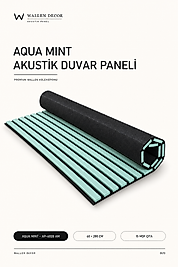 akustik panel 60x280 AQUA MİNT