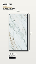 pvc mermer panel 122x244