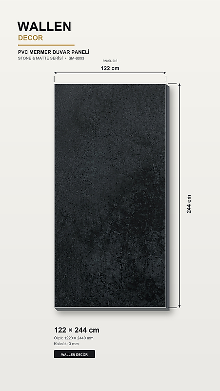 pvc mermer panel 122x244