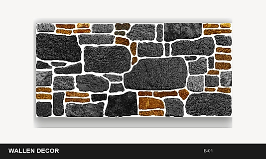 UV Kaplamalı Strafor Köpük Duvar Paneli 50X100