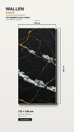 pvc mermer panel 122x244