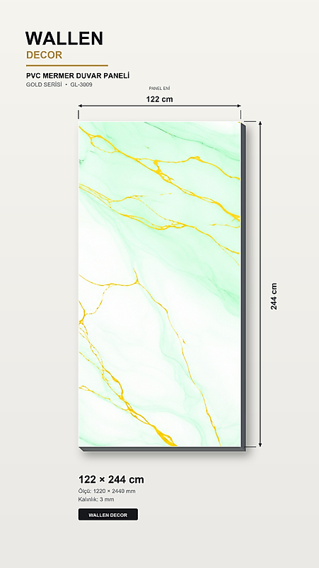pvc mermer panel 122x244