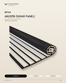 akustik panel 60x280 BEYAZ