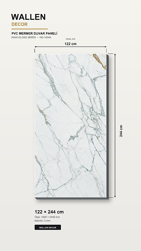 pvc mermer panel 122x244
