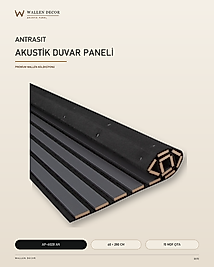 akustik panel 60x280 ANTRASİT