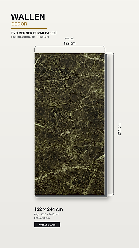 pvc mermer panel 122x244