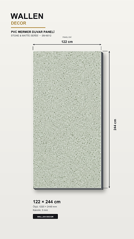 pvc mermer panel 122x244