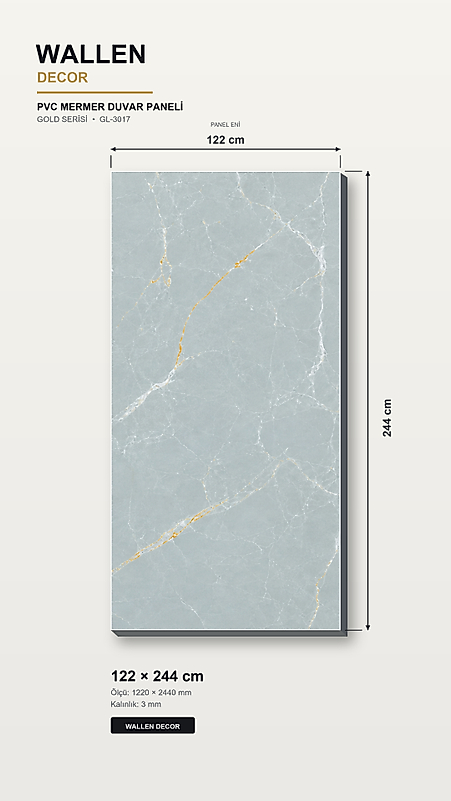 pvc mermer panel 122x244