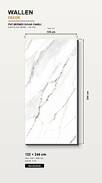 pvc mermer panel 122x244