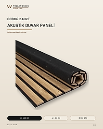 akustik panel 60x280 BOZKIR KAHVE