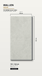pvc mermer panel 122x244