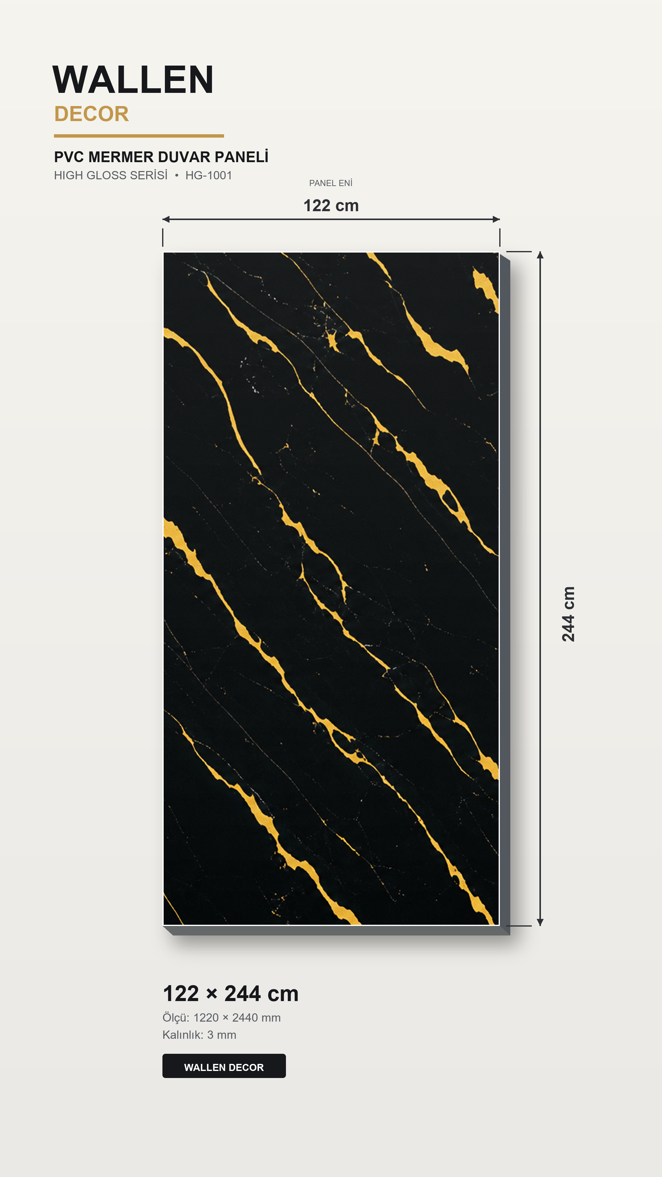 pvc mermer panel 122x244