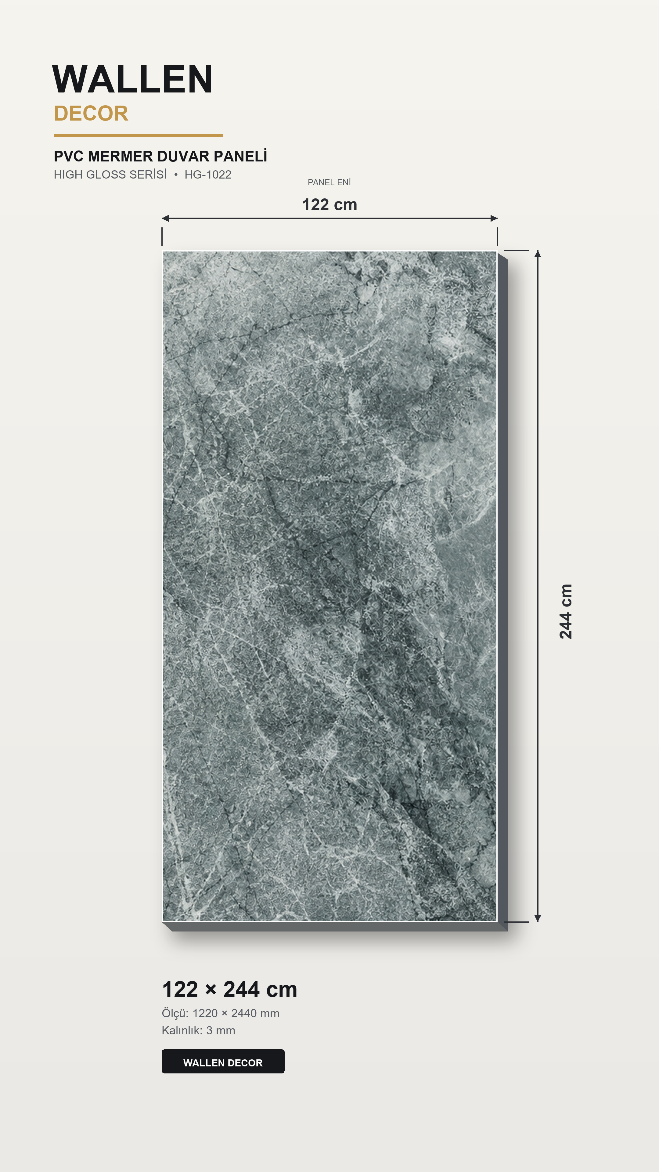 pvc mermer panel 122x244