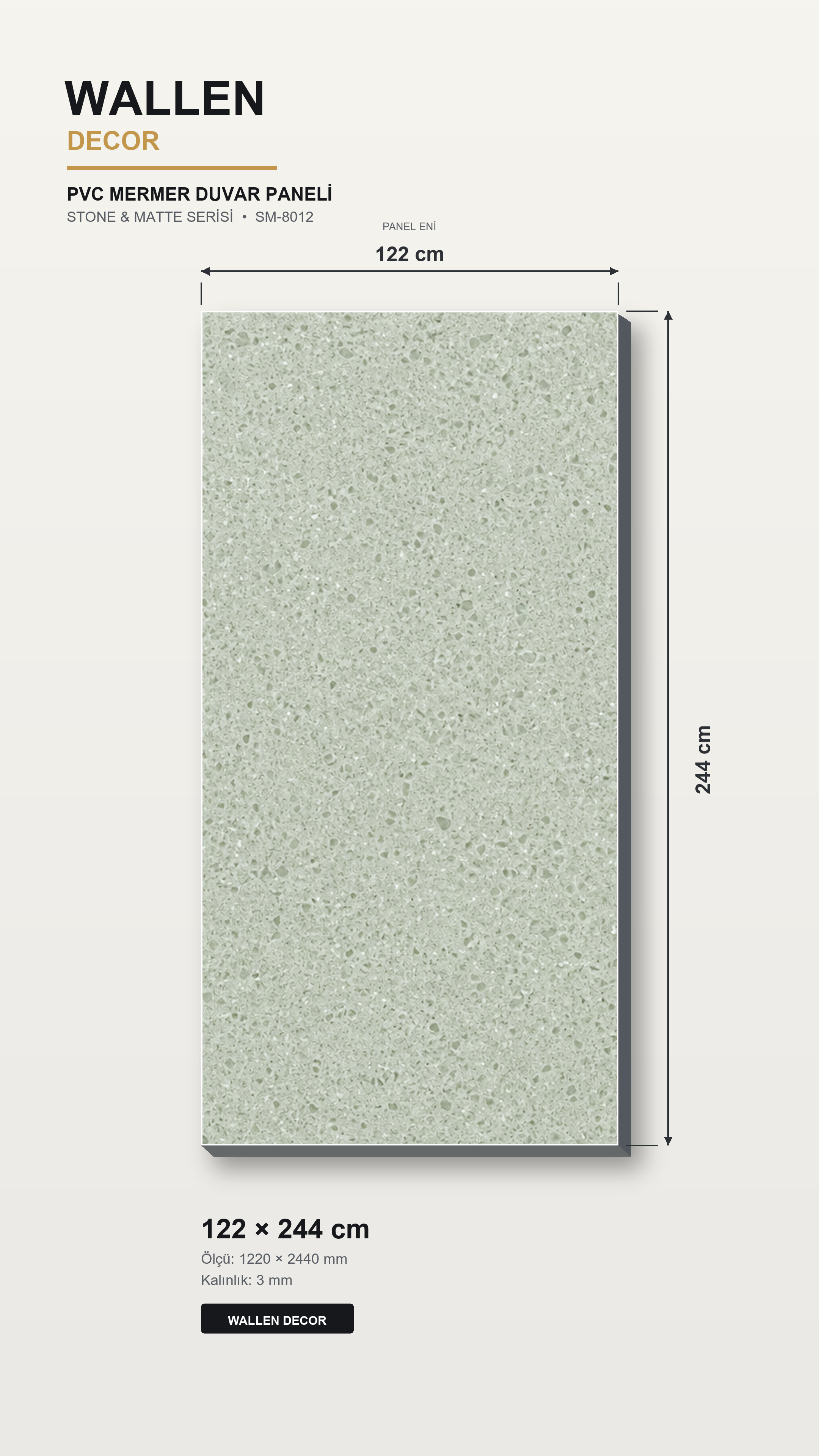 pvc mermer panel 122x244