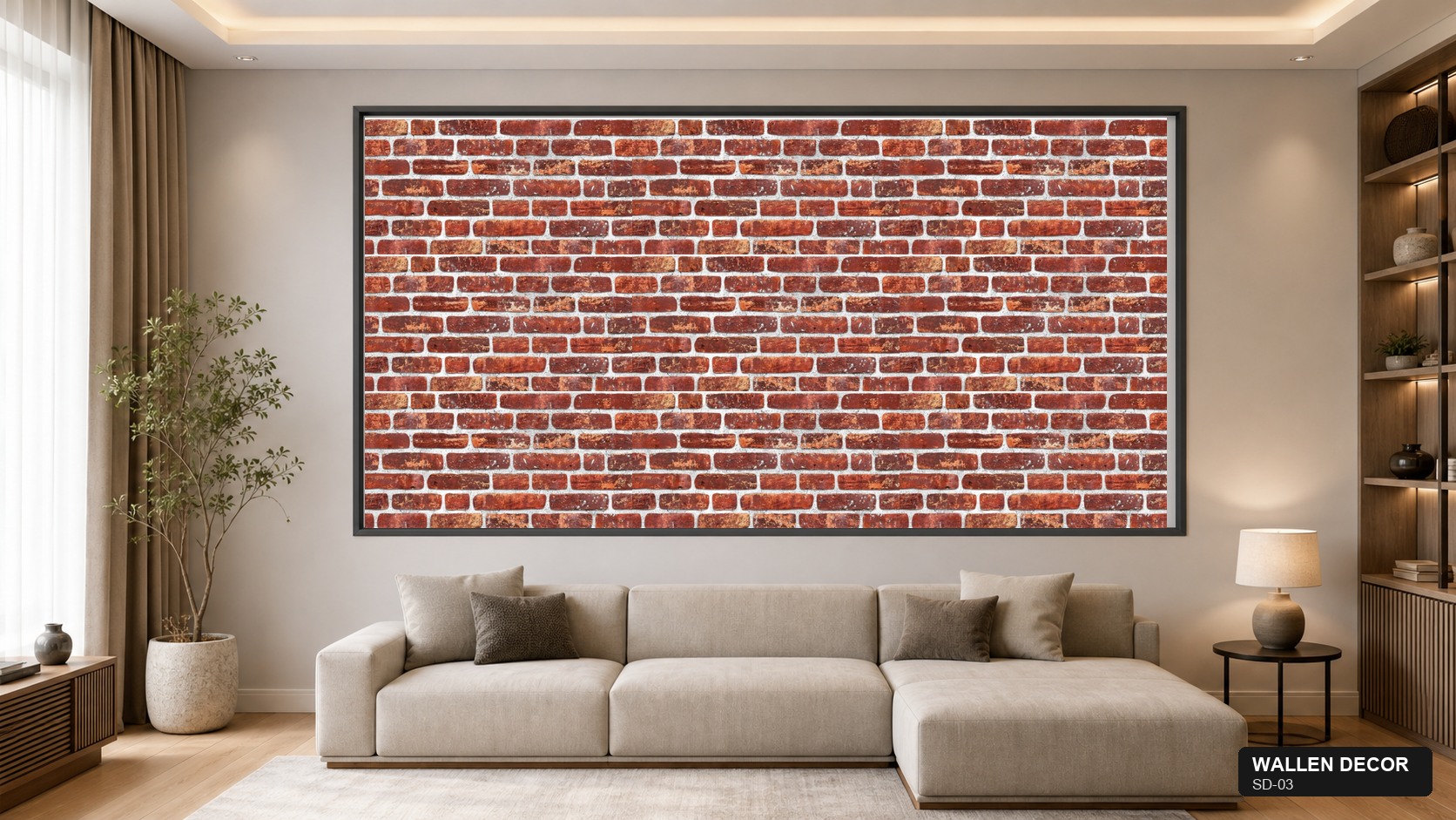 UV Kaplamalı Strafor Köpük Duvar Paneli 50X100