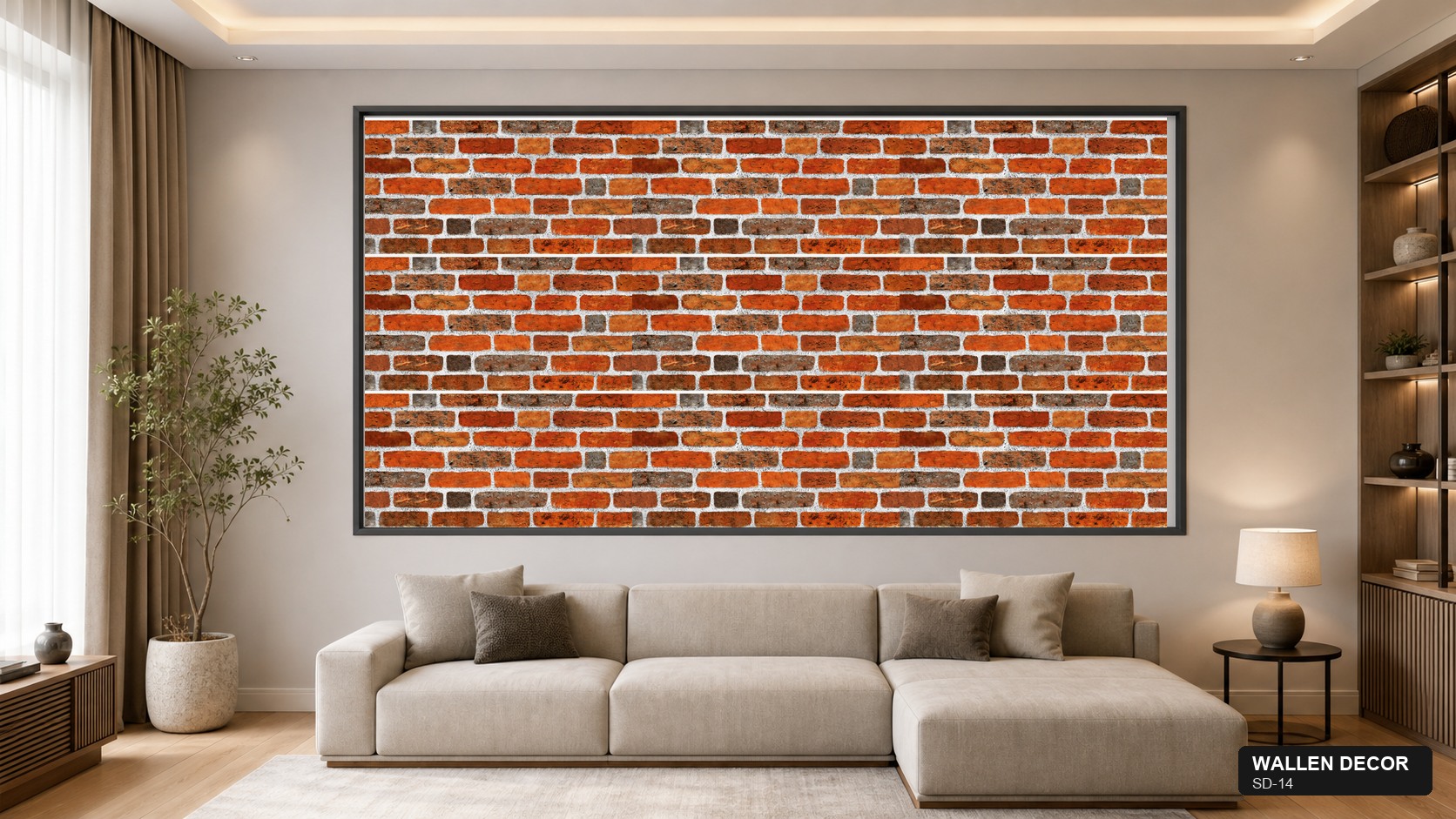 UV Kaplamalı Strafor Köpük Duvar Paneli 50X100