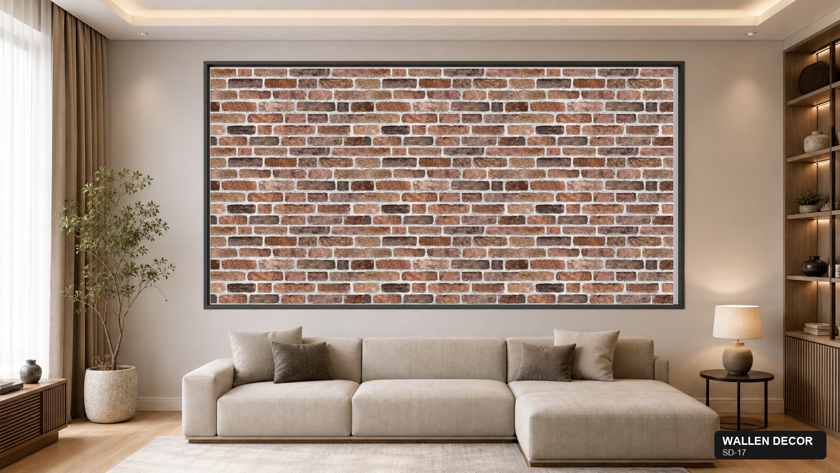 UV Kaplamalı Strafor Köpük Duvar Paneli 50X100