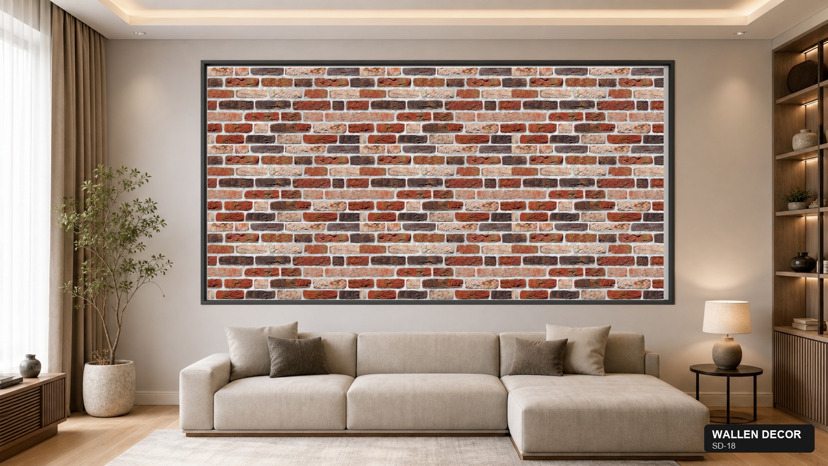 UV Kaplamalı Strafor Köpük Duvar Paneli 50X100